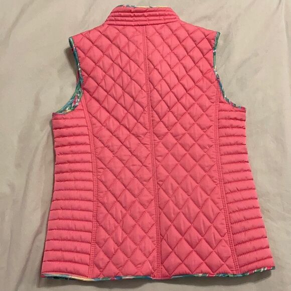 Lilly Pulitzer Vest Sz L 8-10 - Picture 5 of 11